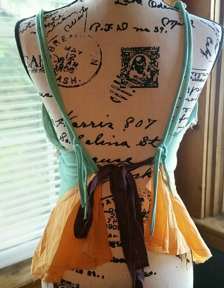 Cesar Arellanes boho top sz.OS - Picture 2 of 4